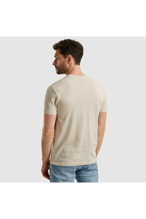 PME Legend Short sleeve r-neck single jersey 7013 Bone white