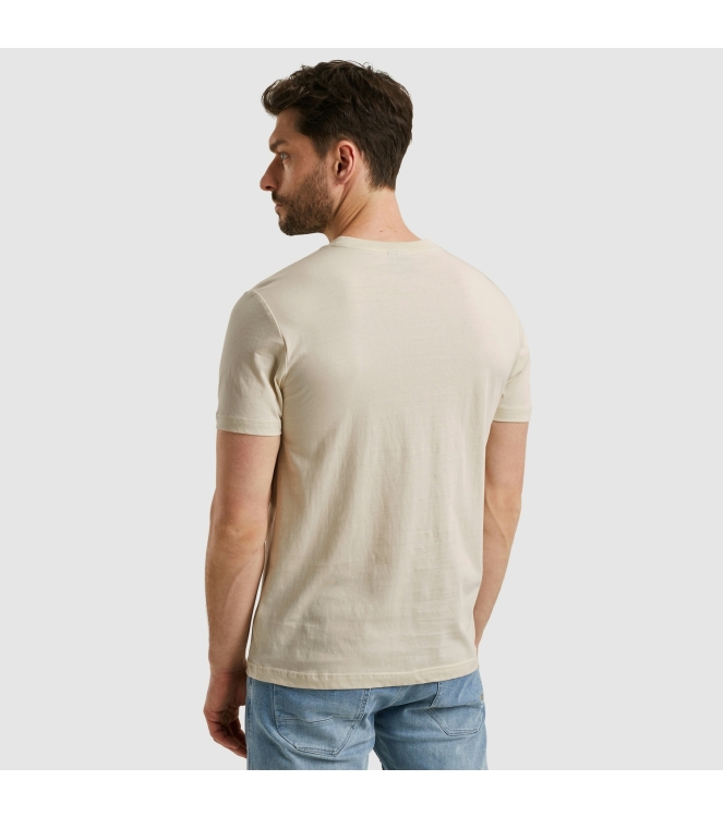 PME Legend Short sleeve r-neck single jersey 7013 Bone white