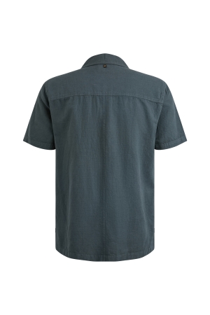 PME Legend Short Sleeve Shirt Ctn linen 9076 Dark slate