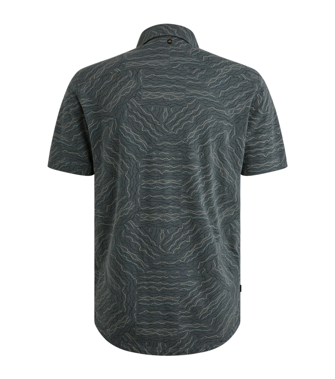 PME Legend Short Sleeve Shirt Print on Jersey 9076 Dark slate