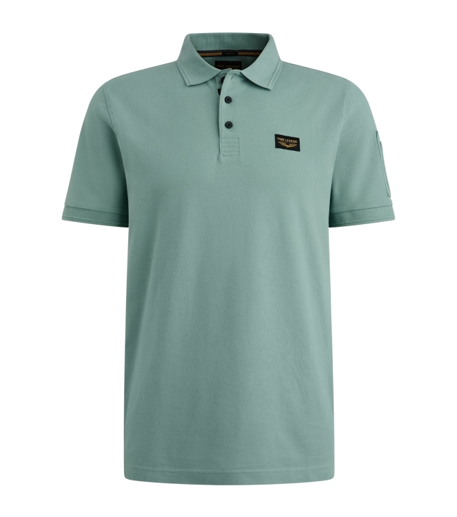 PME Legend Short sleeve polo trackway polo 5149 Cameo blue