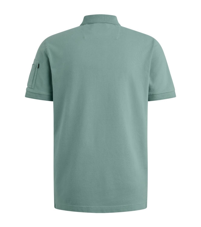 PME Legend Short sleeve polo trackway polo 5149 Cameo blue