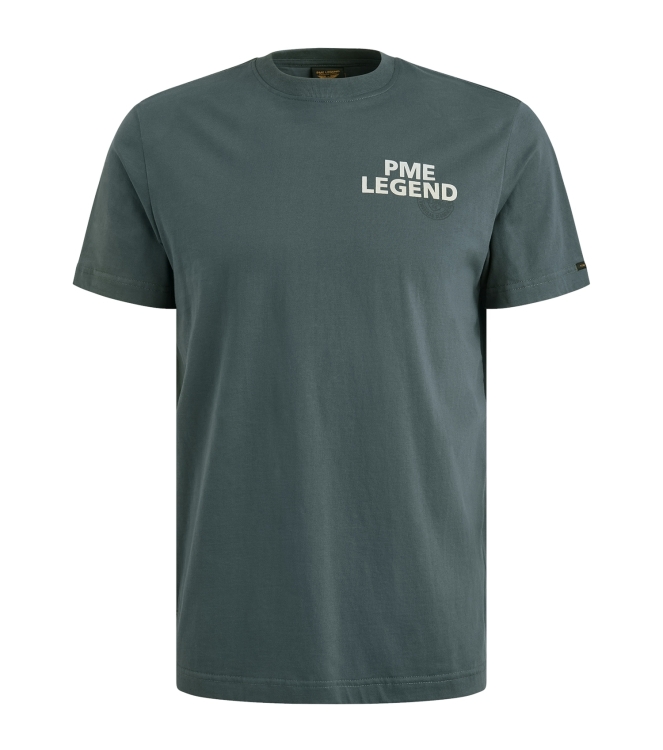 PME Legend Short sleeve r-neck single jersey 9076 Dark slate