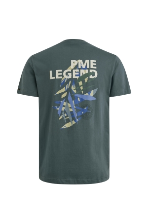 PME Legend Short sleeve r-neck single jersey 9076 Dark slate