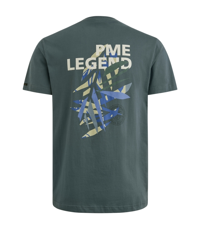 PME Legend Short sleeve r-neck single jersey 9076 Dark slate