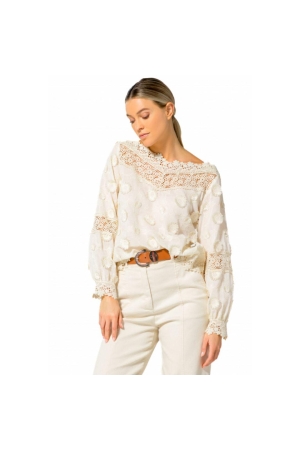 Caroline Biss Blouse 93 Cream