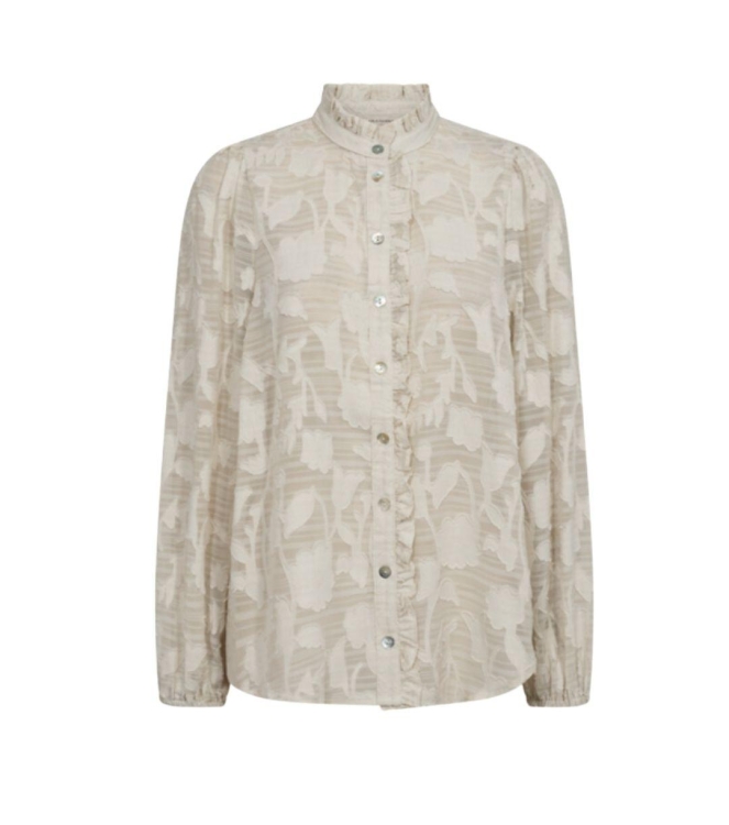 Freequent Shirt w. frills Moonbeam