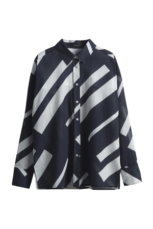 Opus Fenlo stripe 60020 Coal blue
