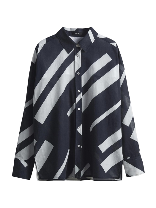Opus Fenlo stripe 60020 Coal blue
