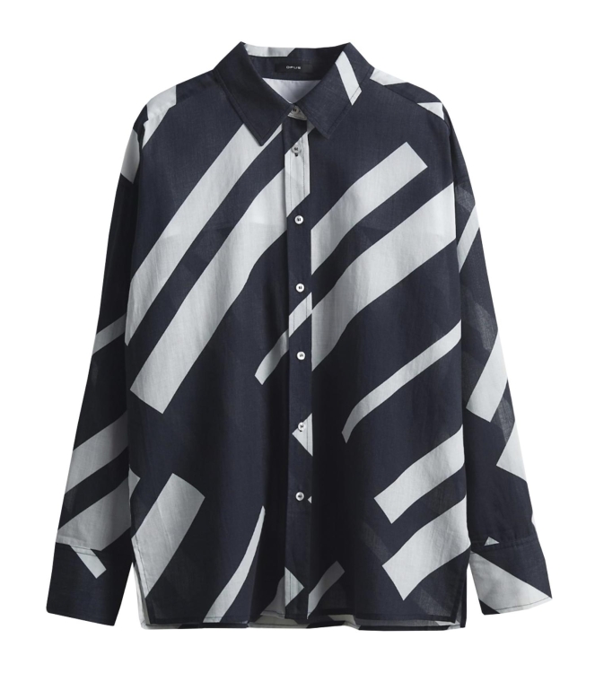 Opus Fenlo stripe 60020 Coal blue