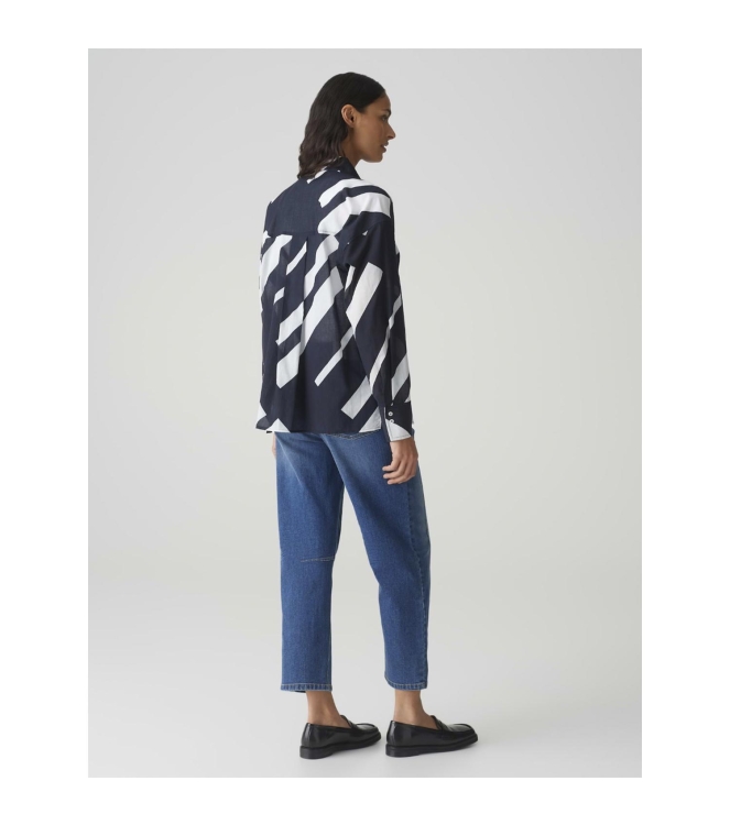 Opus Fenlo stripe 60020 Coal blue