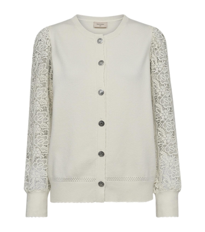 Freequent Cardigan 1400 Star off white