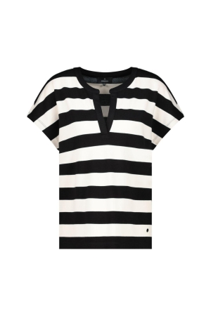 Monari Sweatshirt 997 Black striped