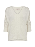 Freequent Pullover 1400 Star off white