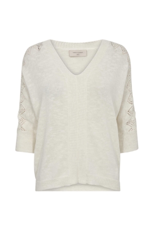 Freequent Pullover 1400 Star off white
