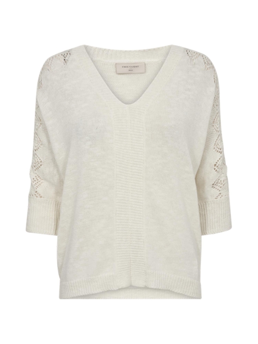 Freequent Pullover 1400 Star off white