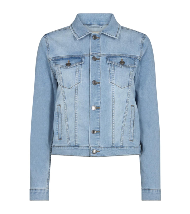 Freequent Denim jacket 9451 Light blue denim