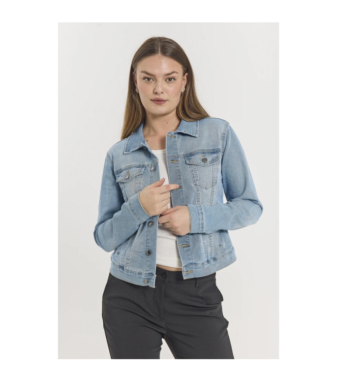 Freequent Denim jacket 9451 Light blue denim