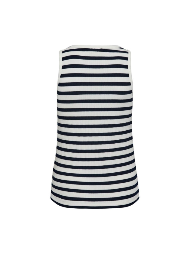 Freequent Top 7105 Navy blazer w. star off white