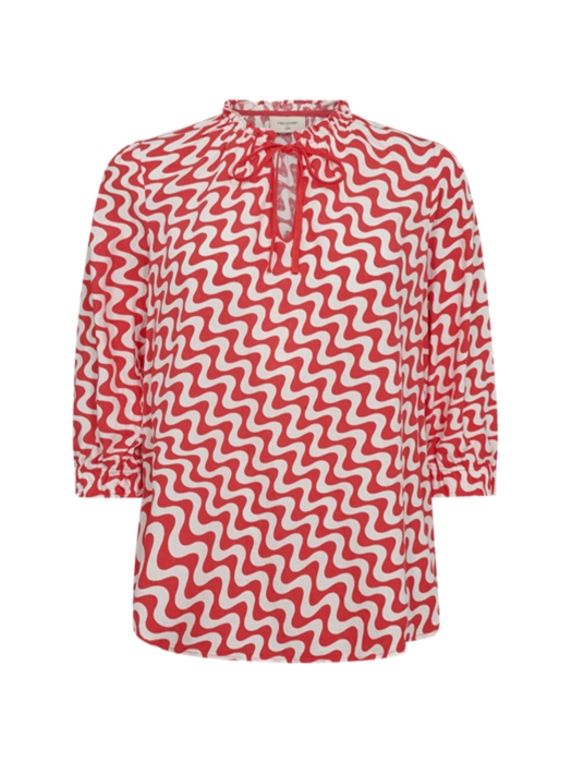 Freequent Blouse 1251 Star off white w.bittersweet