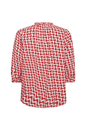 Freequent Blouse 1251 Star off white w.bittersweet