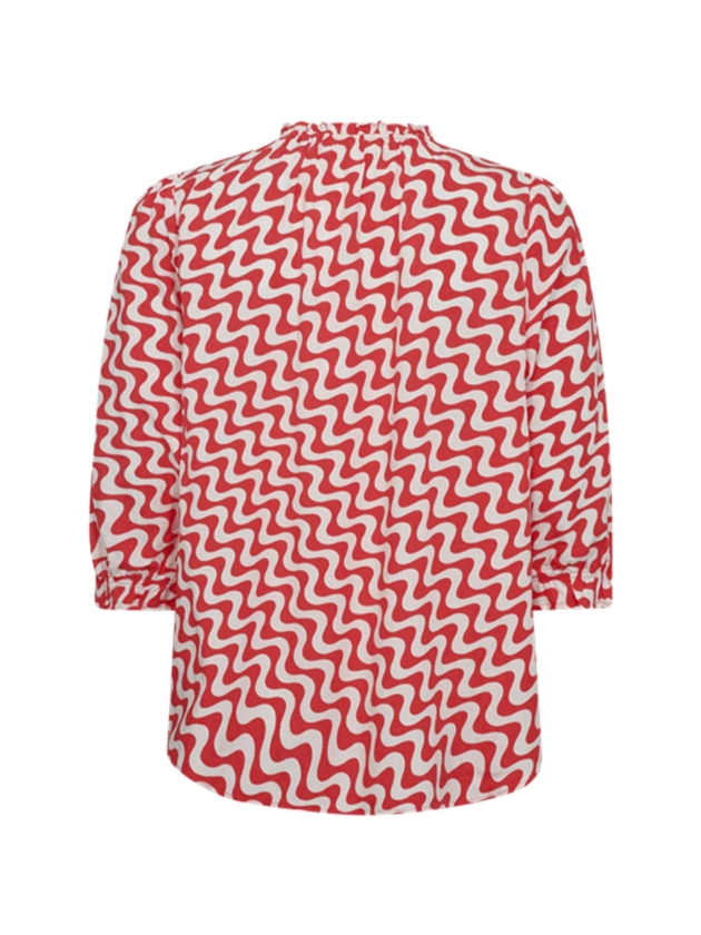 Freequent Blouse 1251 Star off white w.bittersweet