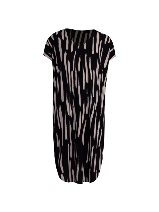 Freequent Jurk 9119 Black w. moonbeam