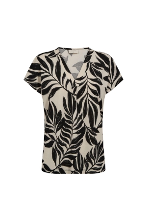 Freequent Tee 9103 Moonbeam w.black