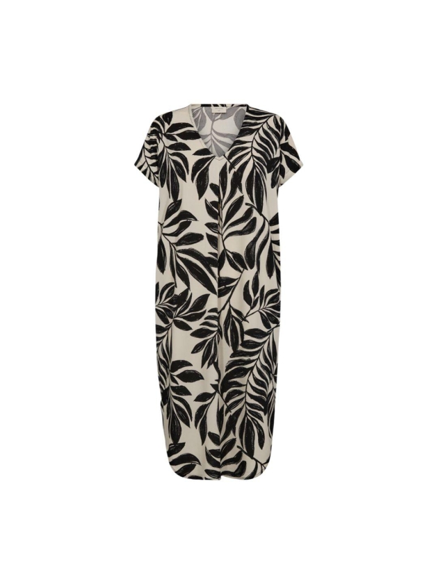 Freequent Jurk 9103 Moonbeam w.black
