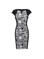 Joseph Ribkoff LDS Dress 303 White/black