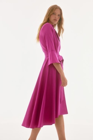 Joseph Ribkoff LDS Dress 3705 Magenta