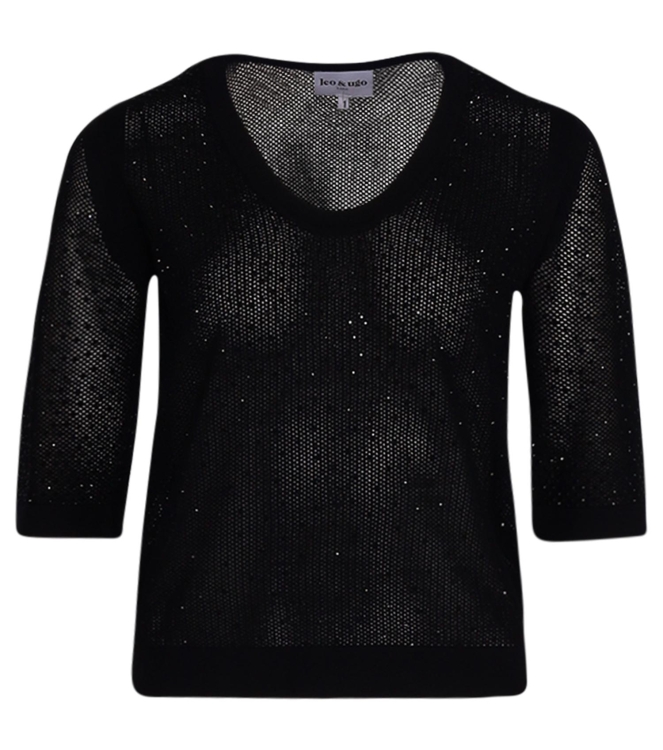 Leo en Ugo Top BLK Black