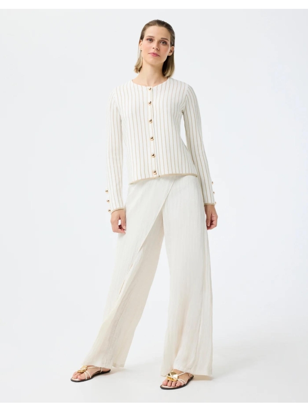 Leo en Ugo Top OWG Off-white/gold