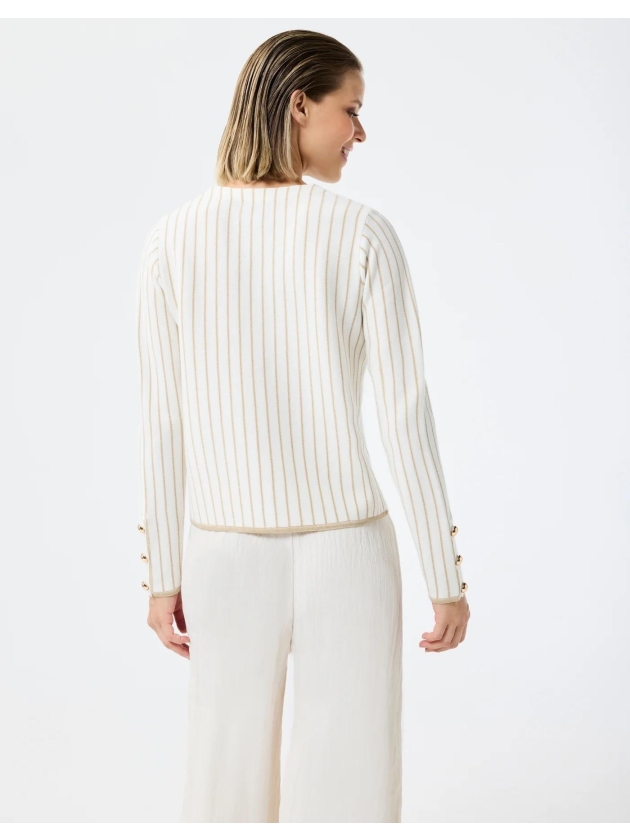 Leo en Ugo Top OWG Off-white/gold