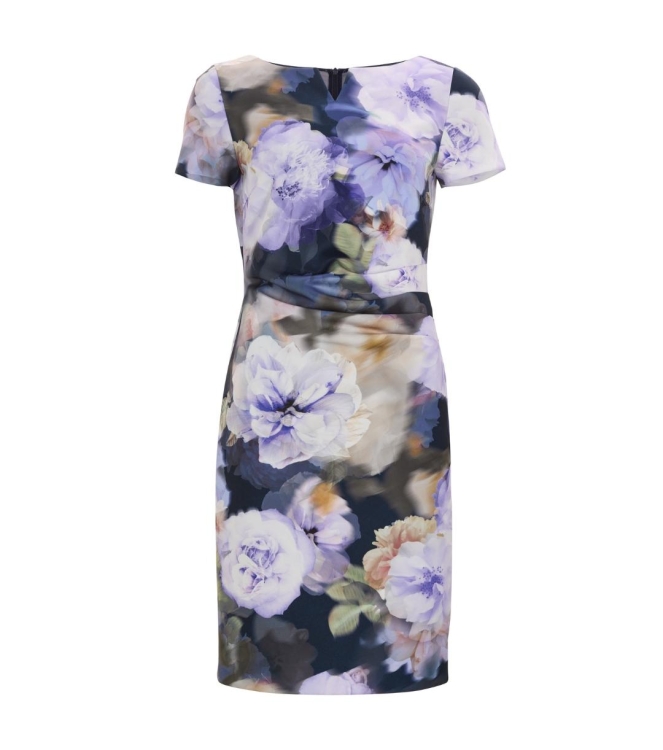 Swing Jurk Scuba 3044 Navy/archid purple