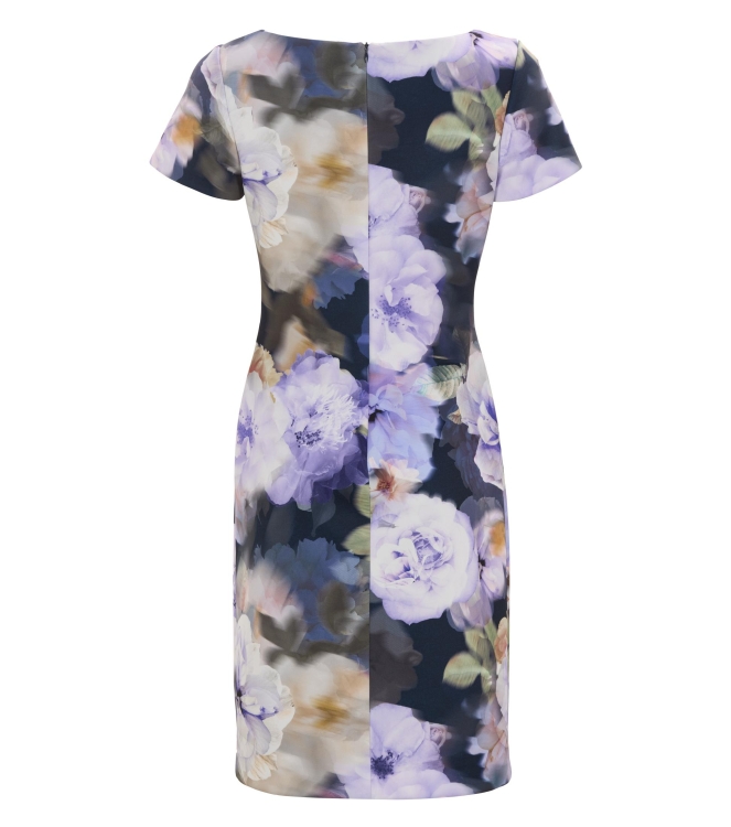 Swing Jurk Scuba 3044 Navy/archid purple
