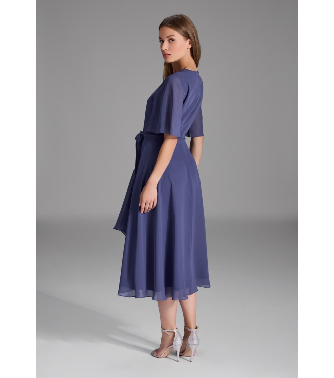 Swing Jurk Chiffon 334 Future blue