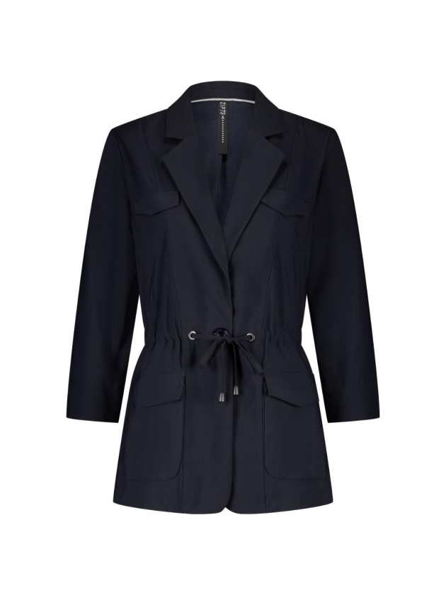 ZIP73 Blazer drawstring  412 Navy