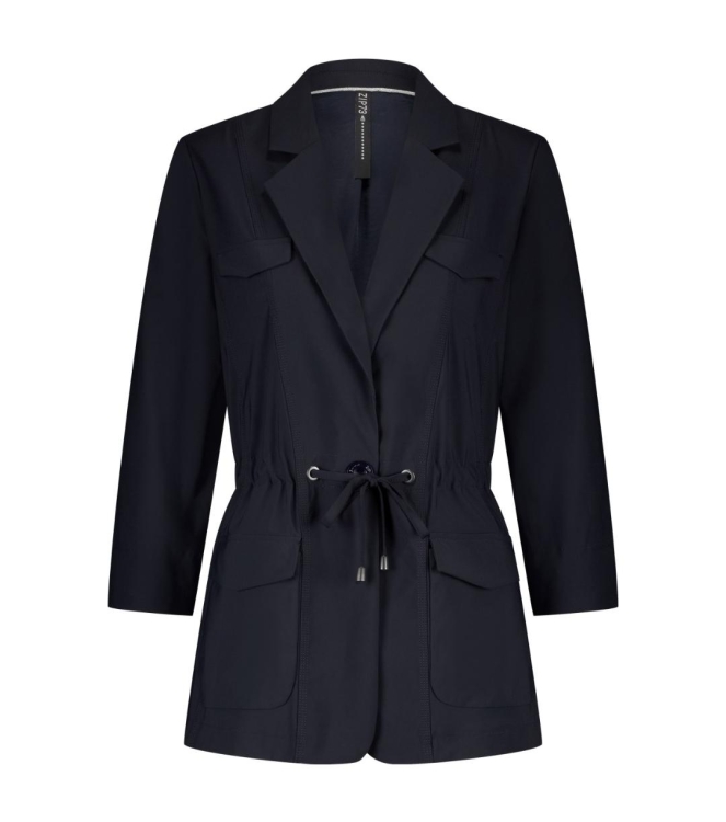 ZIP73 Blazer drawstring  412 Navy