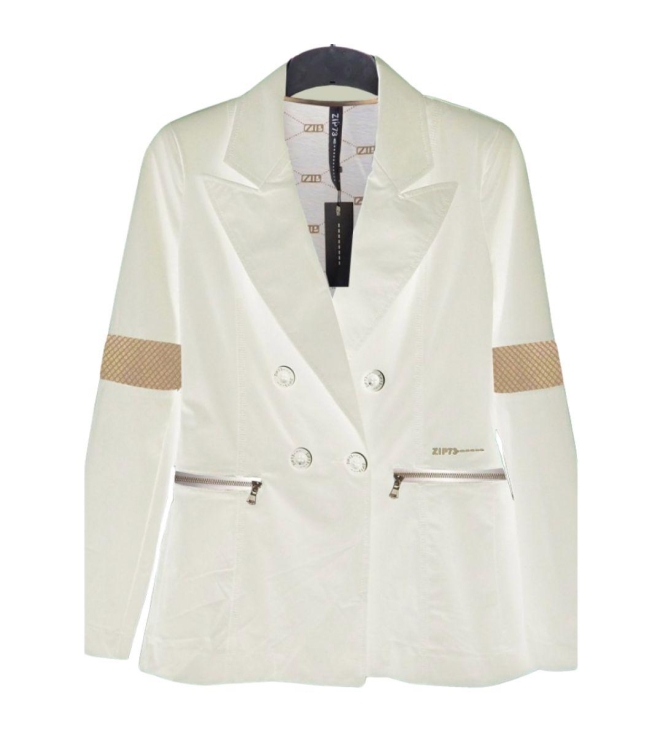 ZIP73 Blazer zippers mesh 111 Off white