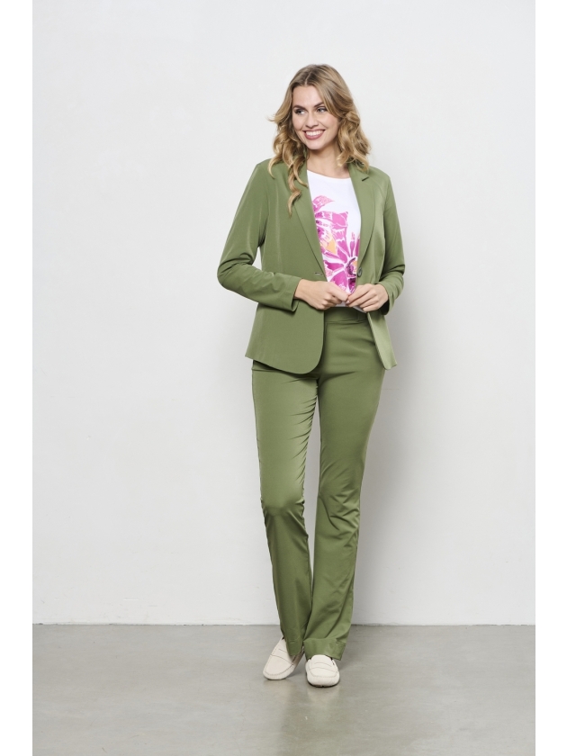 Co Woman PENELOPE FLARE TRAVEL 52090 on-olive