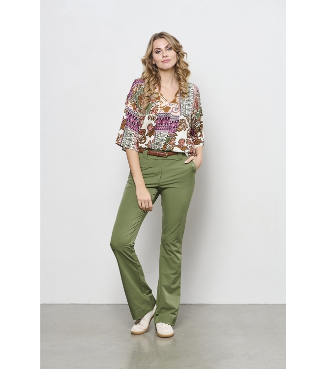 Co Woman PENELOPE FLARE TRAVEL 52090 on-olive