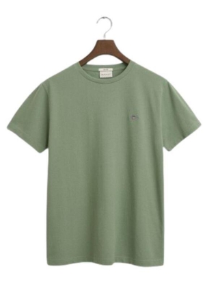 Gant Piqué T-Shirt 362 kalamata green