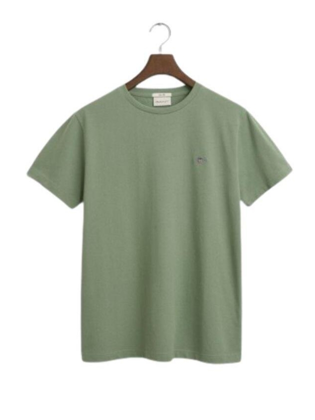 Gant Piqué T-Shirt 362 kalamata green