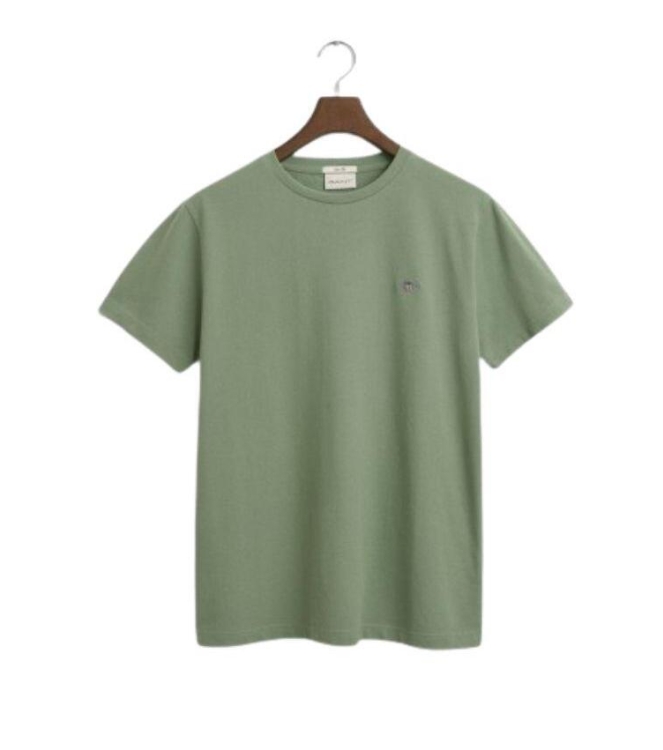 Gant Piqué T-Shirt 362 kalamata green