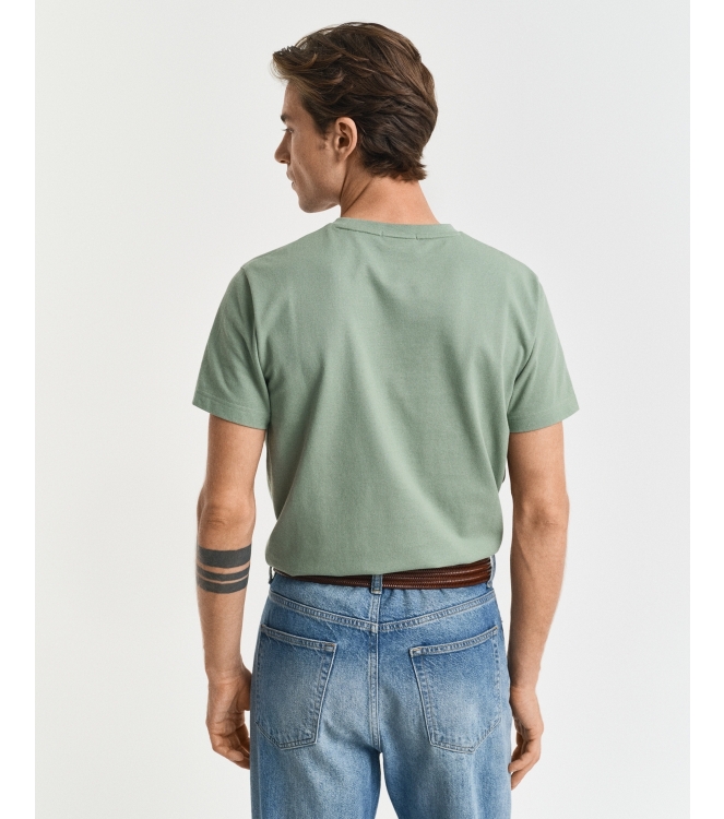 Gant Piqué T-Shirt 362 kalamata green