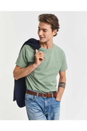 Gant Piqué T-Shirt 362 kalamata green