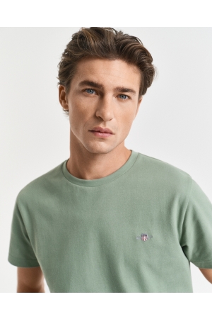 Gant Piqué T-Shirt 362 kalamata green