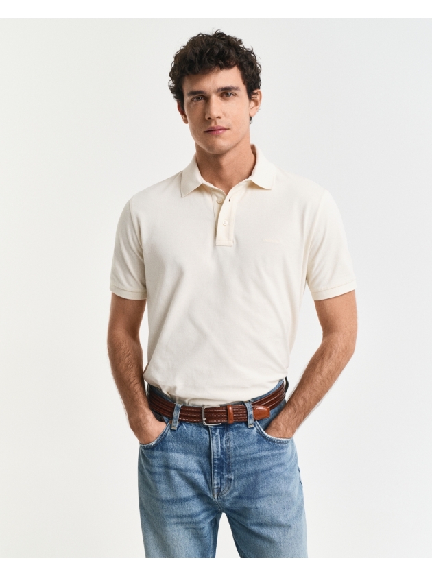 Gant SUNFADED SS POLO 164 ivory white