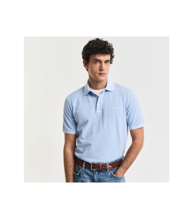 Gant SUNFADED SS POLO 457 fresh blue